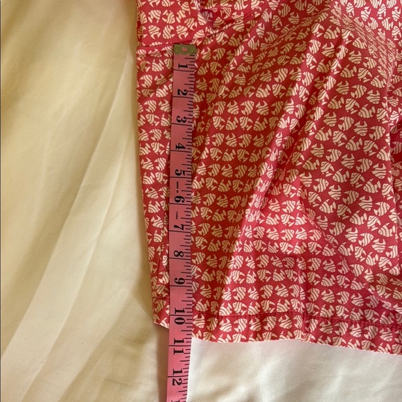 Talbots Pink and White Bermuda Shorts Vibrant Pattern - Picture 5 of 10